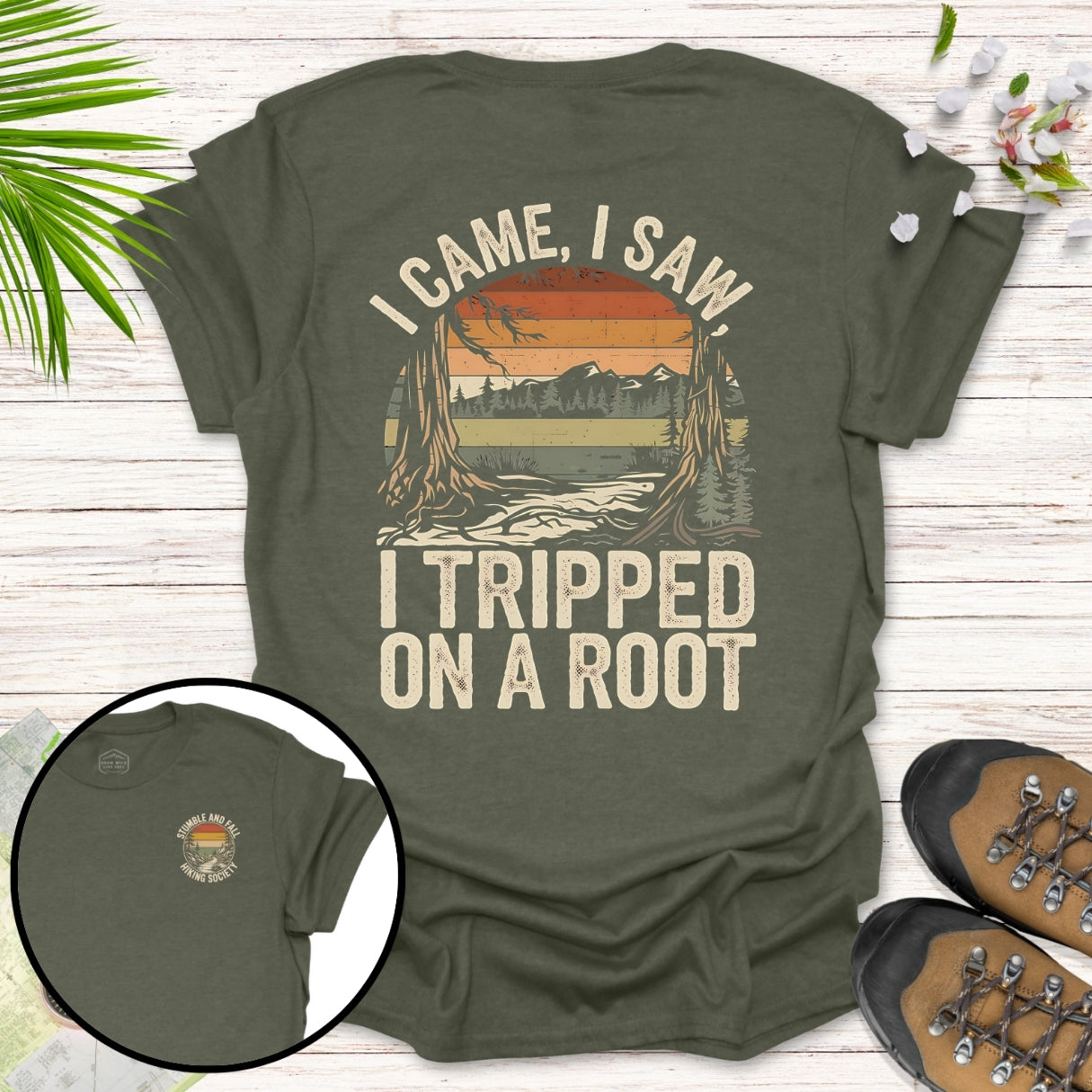 Tripped On A Root Retro T-Shirt