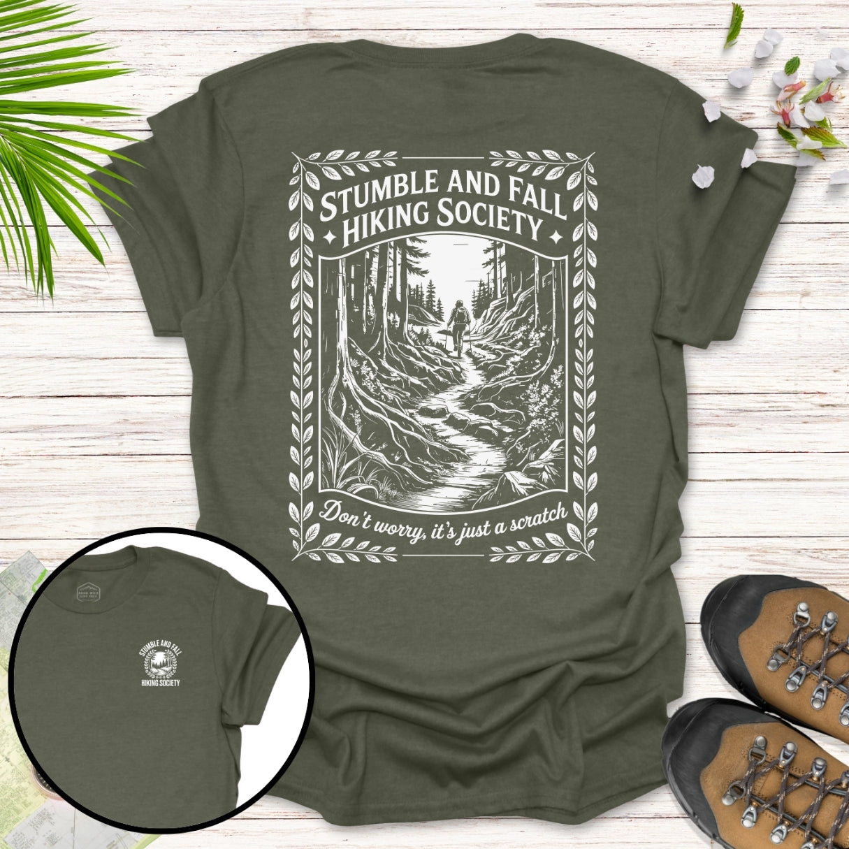 Stumble and Fall Ornate T-Shirt