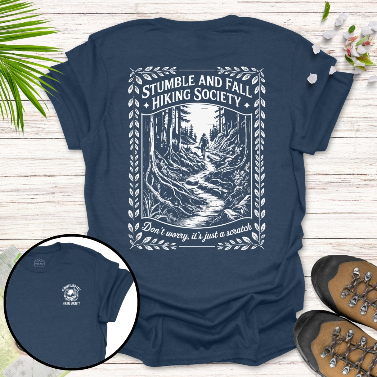 Stumble and Fall Ornate T-Shirt