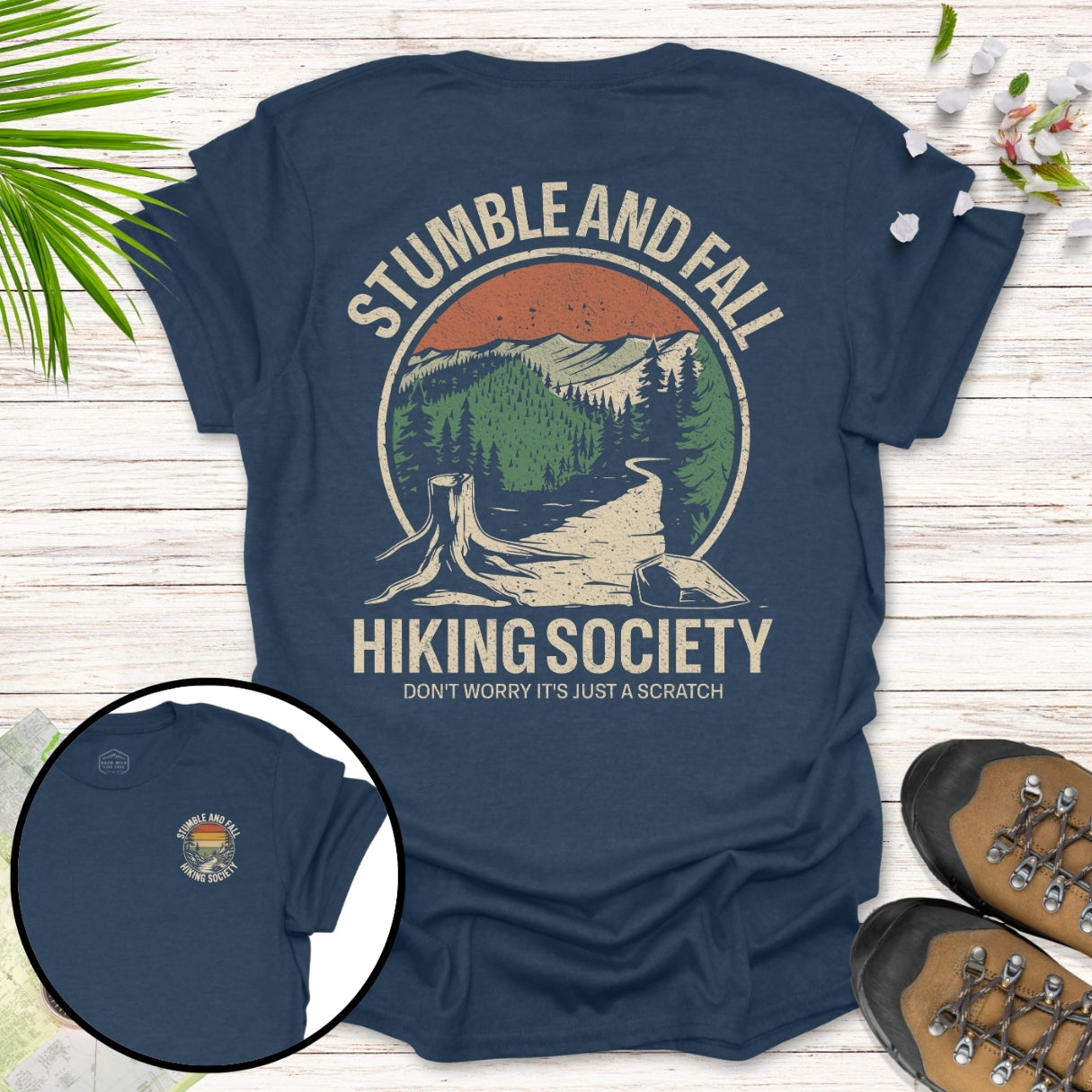 Stumble and Fall Front And Back T-Shirt