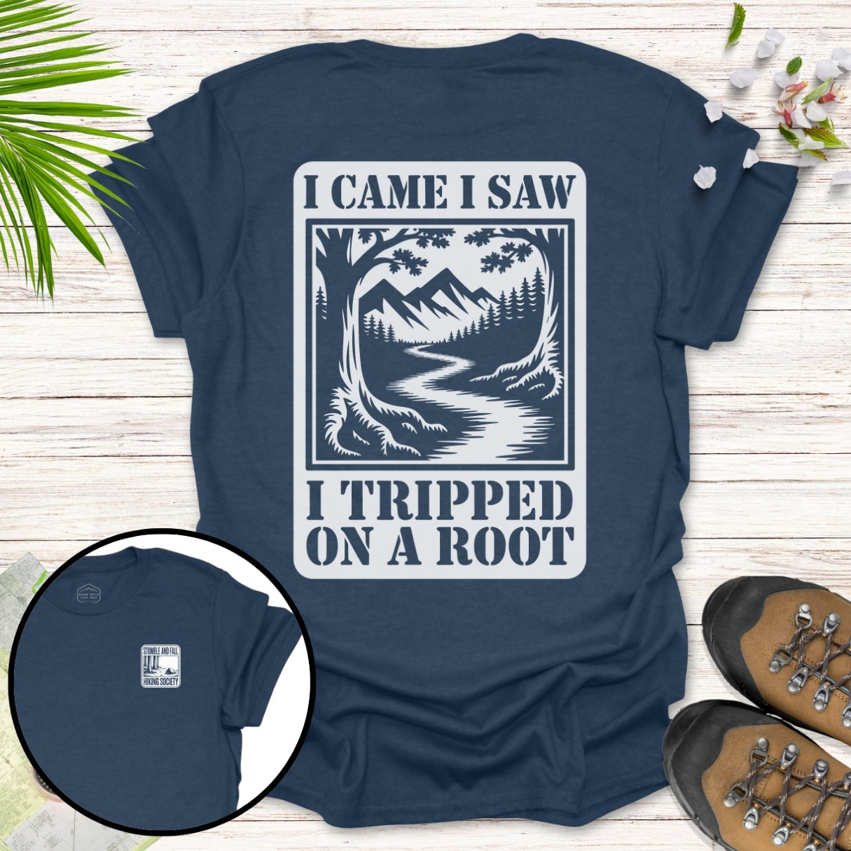 Tripped On A Root Stencil T-Shirt