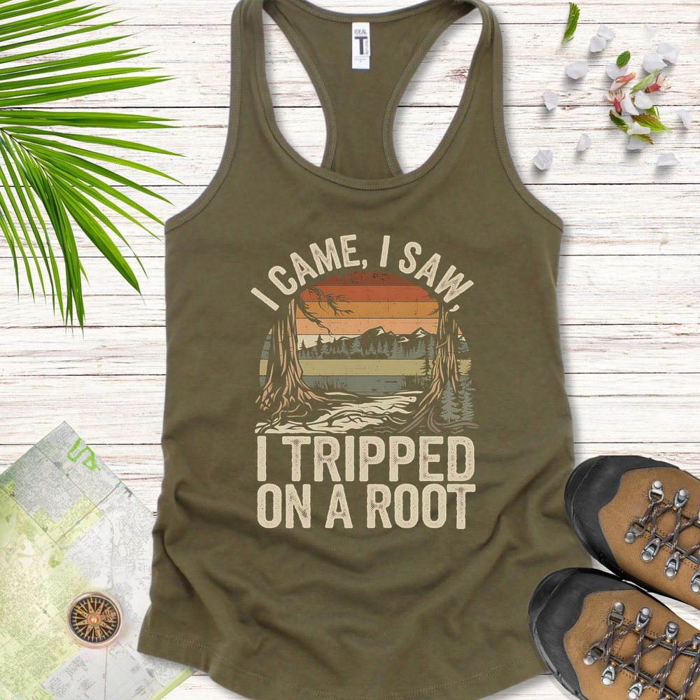 I Tripped On A Root Retro Women's Tank Top