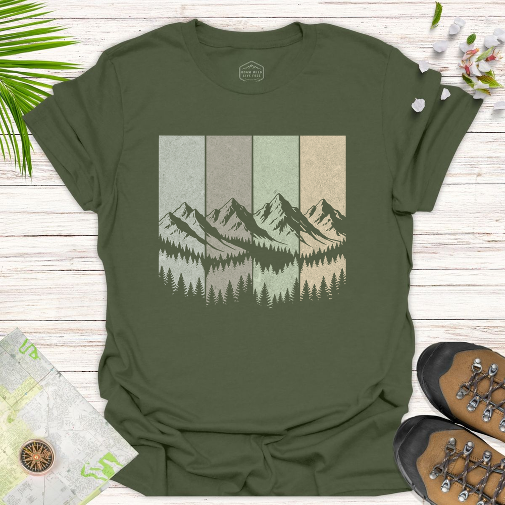 Mountains Vintage Unisex T-Shirt