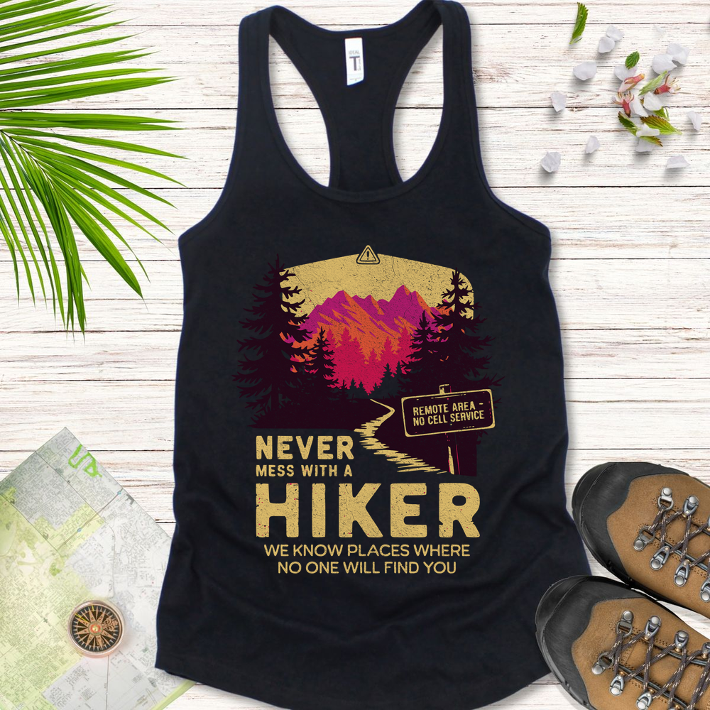 Never Mess With Hikers Bright Edition Women's Tank Top