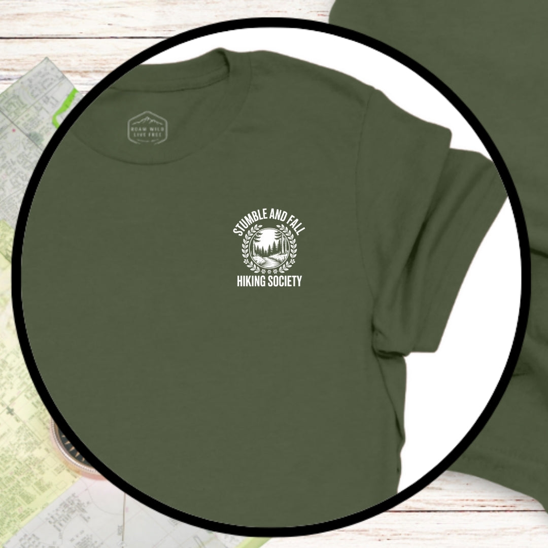Vintage Stumble and Fall Front And Back T-Shirt