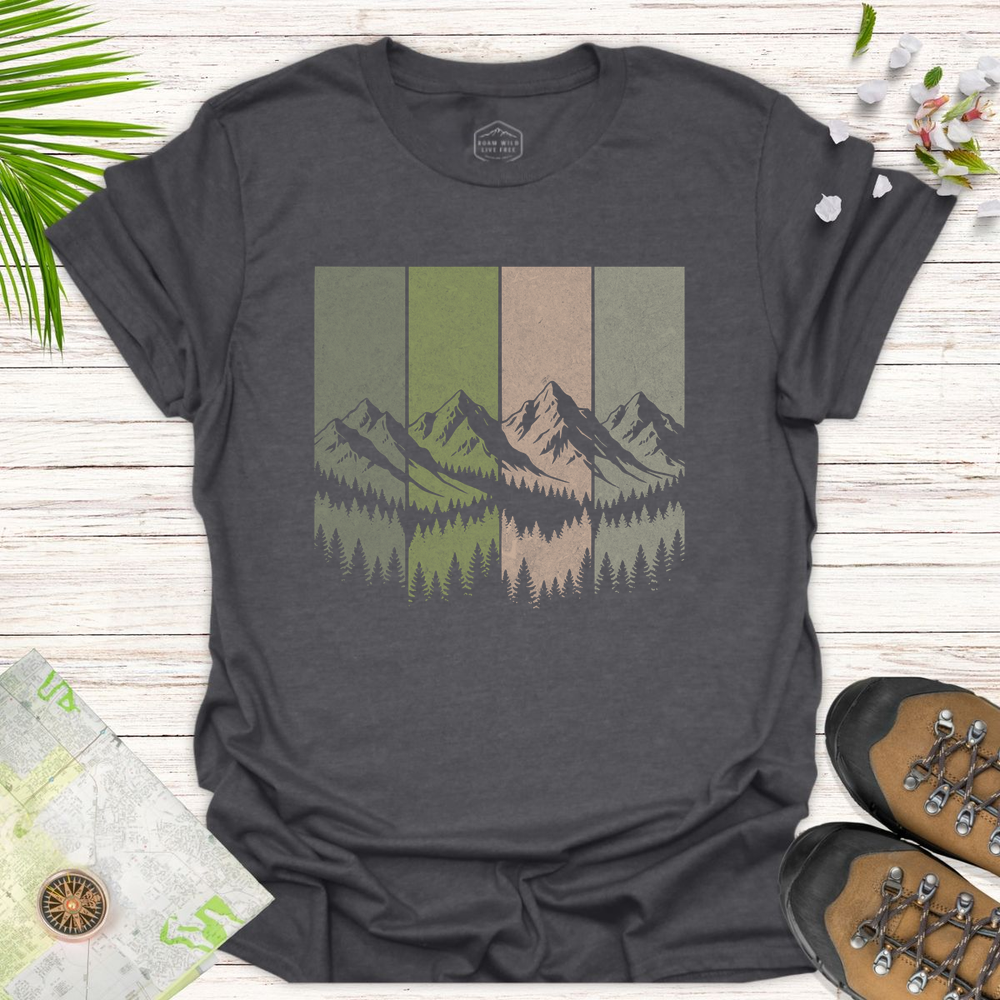 Retro Mountains Unisex T-Shirt