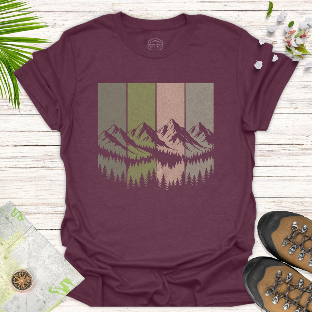 Retro Mountains Unisex T-Shirt