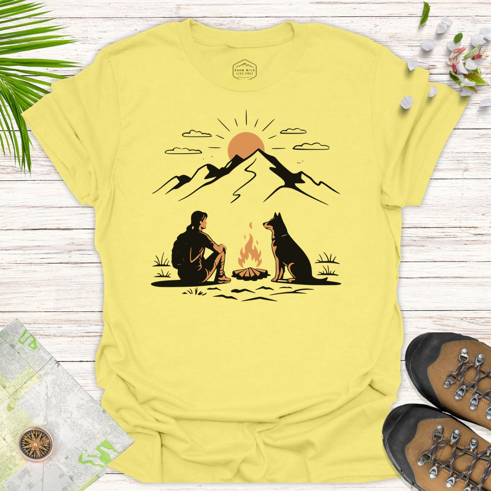 Sunset Campfire Unisex T-Shirt