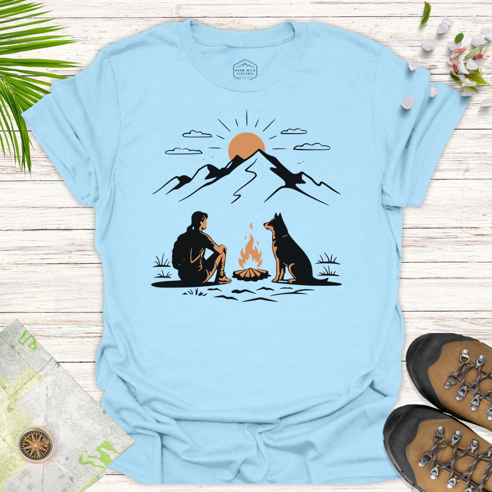 Sunset Campfire Unisex T-Shirt