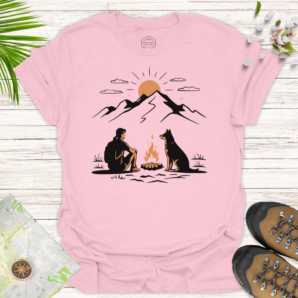 Sunset Campfire Unisex T-Shirt