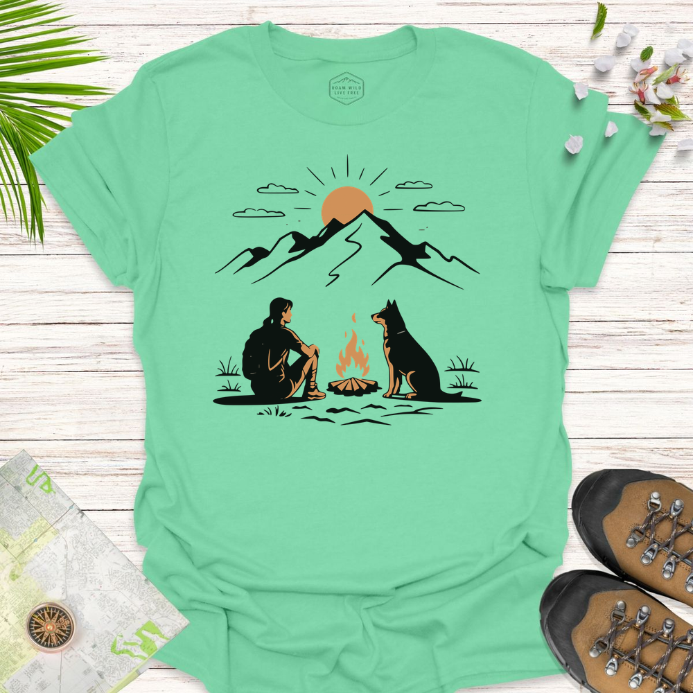 Sunset Campfire Unisex T-Shirt
