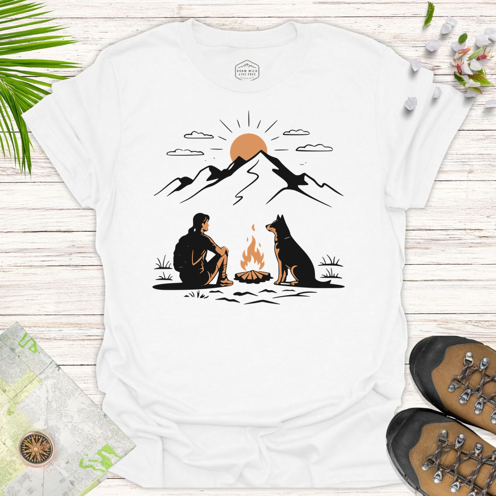Sunset Campfire Unisex T-Shirt