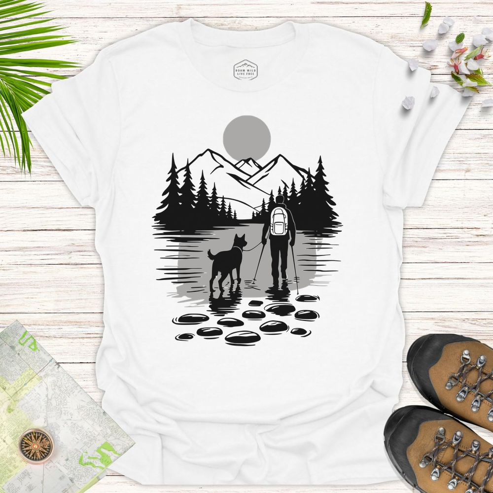 Sunset Hiking Buddy Unisex T-Shirt
