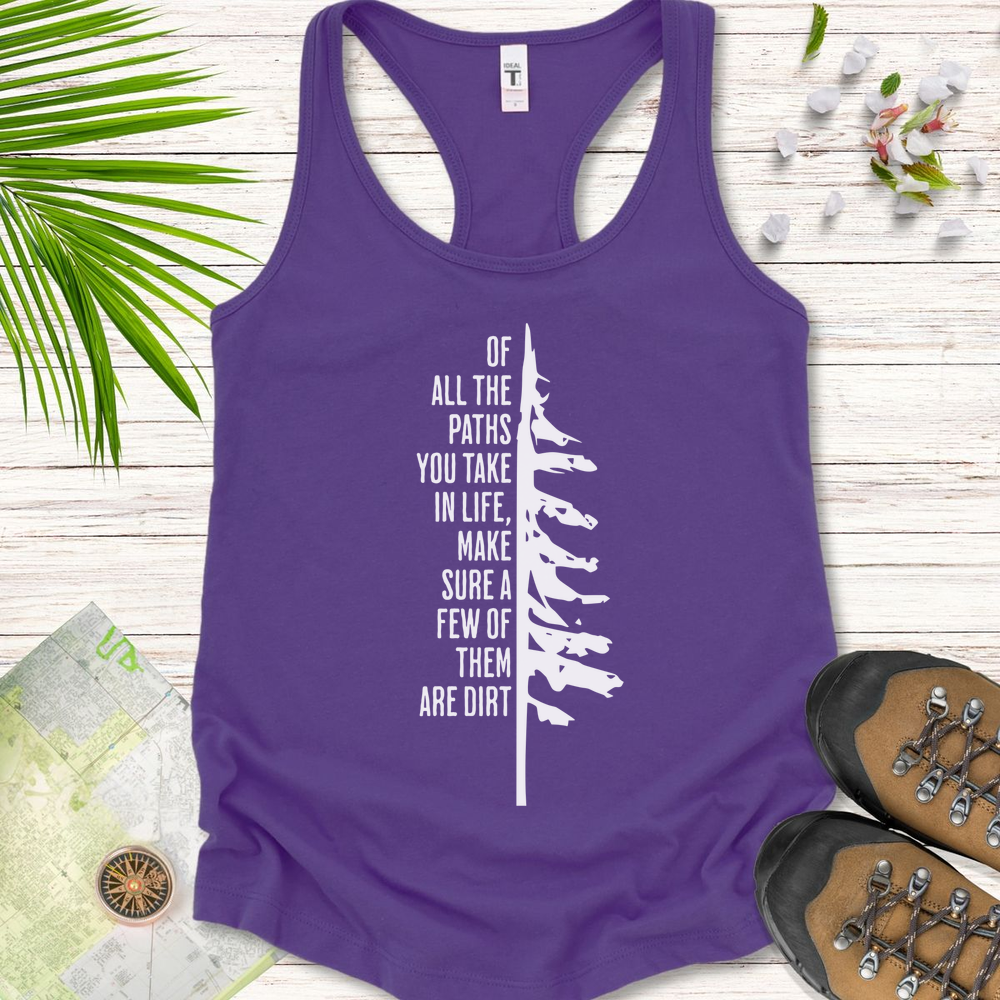 Take The Dirt Path Pine Women's Tank Top