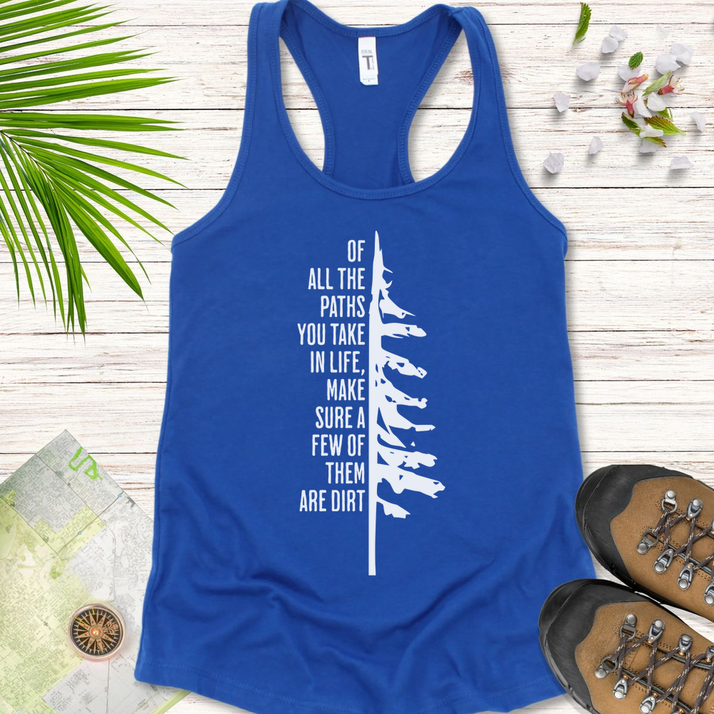 Take The Dirt Path Pine Women's Tank Top