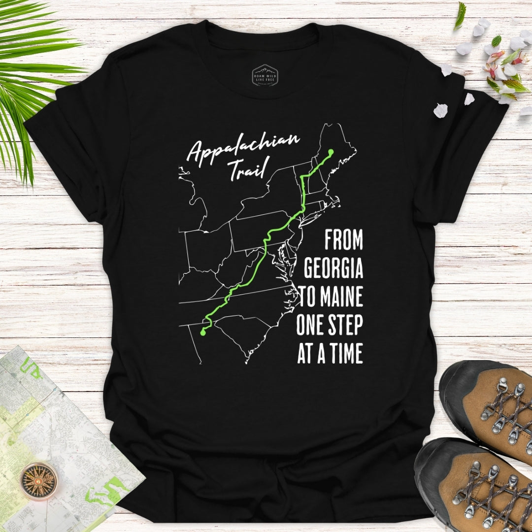 From Georgia To Maine One Step at a Time Unisex T-Shirt