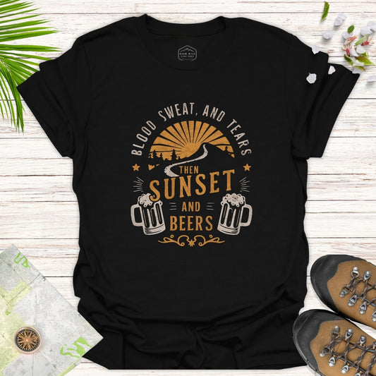 Sunset And Beers T-Shirt