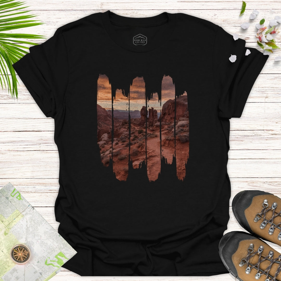 Desert Dusk Pathway Unisex T-Shirt