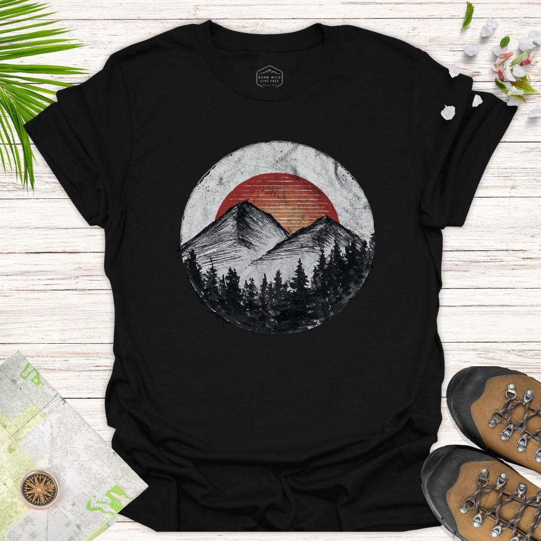 Mountain Sunset Unisex T-Shirt