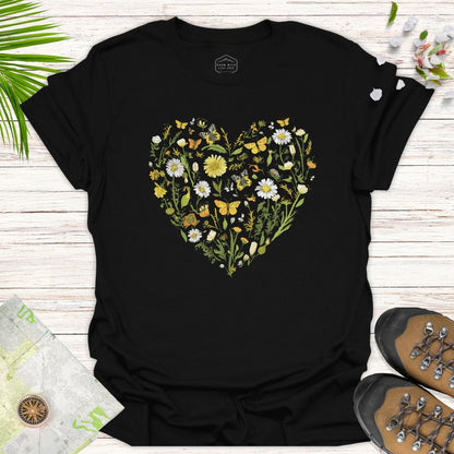 Wildflower Heart Unisex T-Shirt