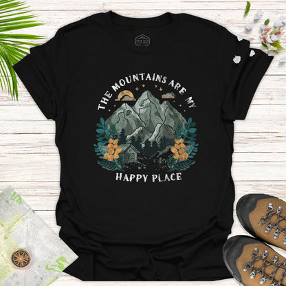 The Mountains Are My Happy Place Unisex T-Shirt