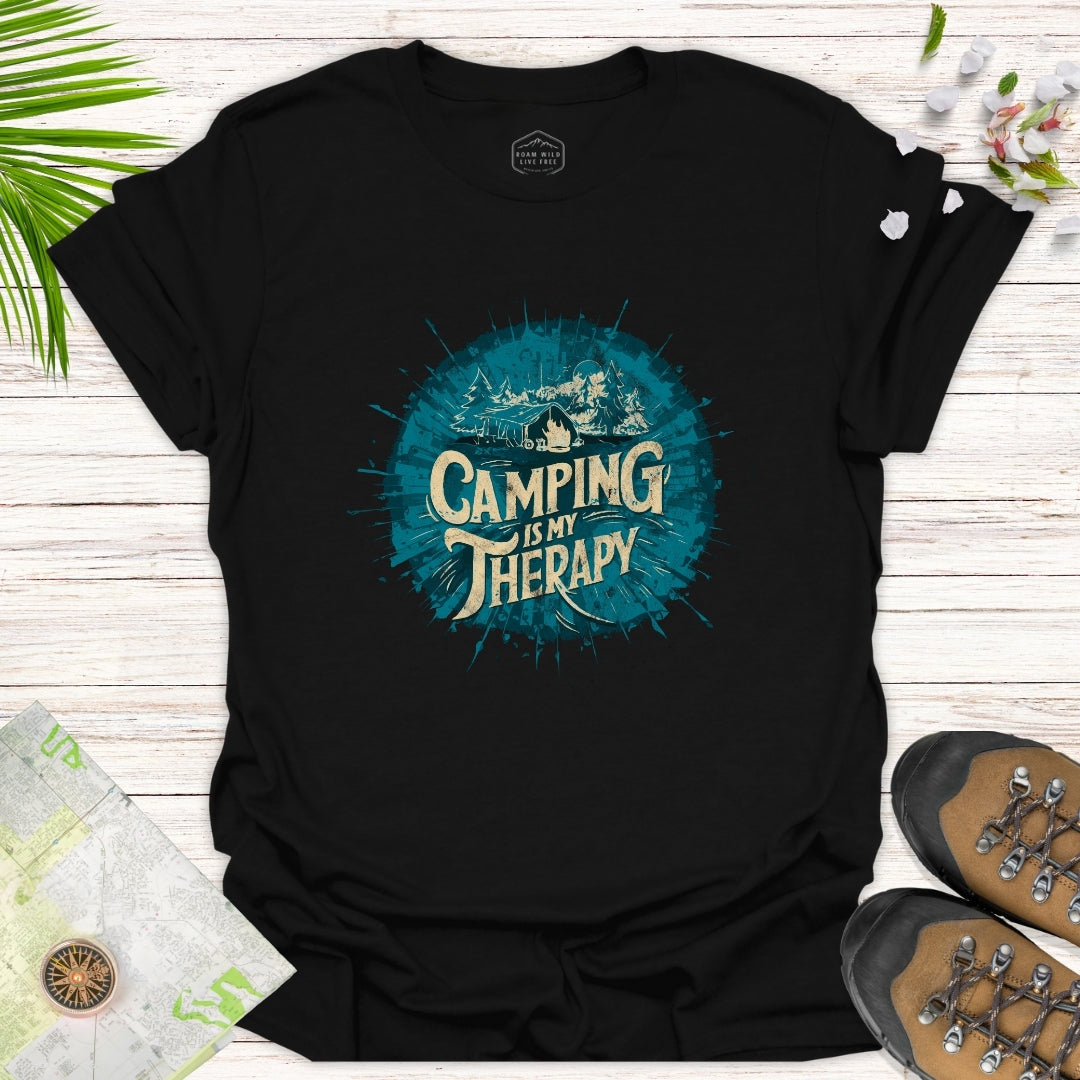 Camping is my Therapy Unisex T-Shirt