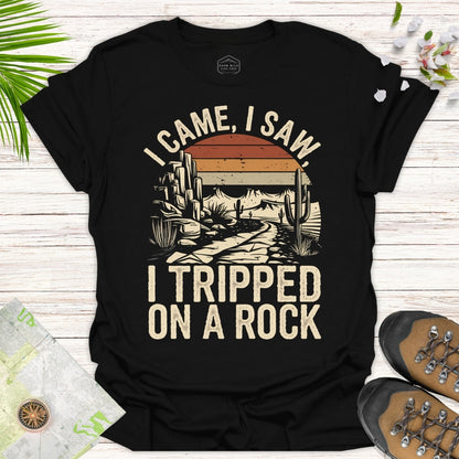 I Tripped On A Rock Retro Unisex T-Shirt