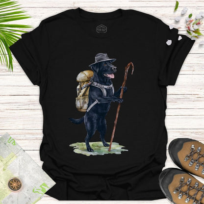 Animal Adventurers Black Labrador Unisex T-Shirt