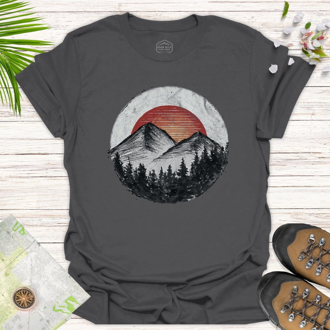 Mountain Sunset Unisex T-Shirt