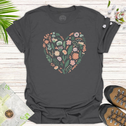 Flower Heart Unisex T-Shirt