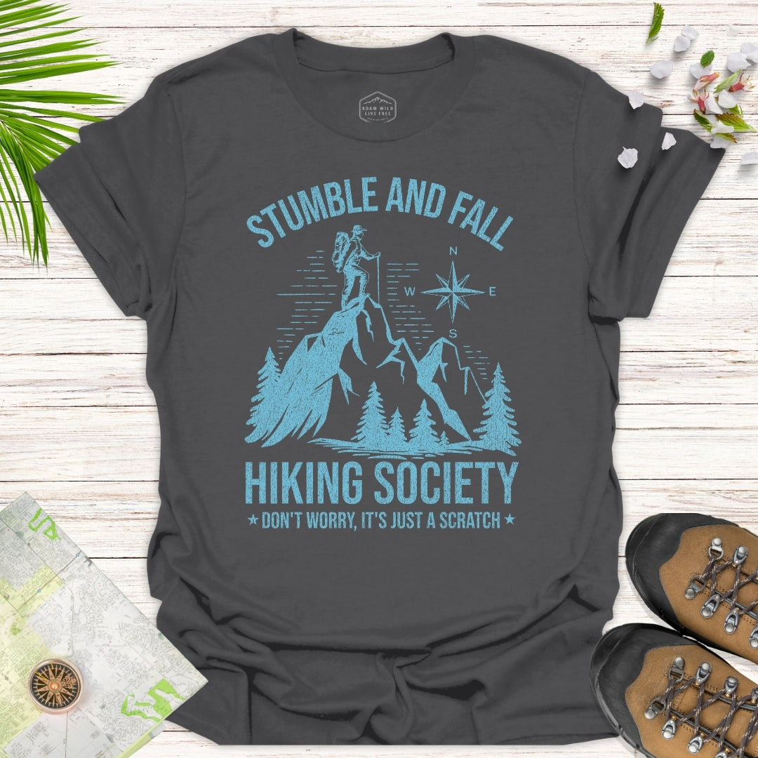 Stumble And Fall T-Shirt (Blue Design)