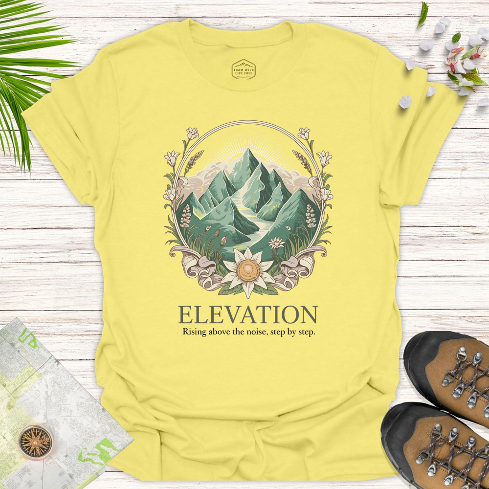 Elevation Unisex T-Shirt - Cornsilk