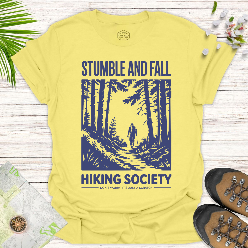 Stumble And Fall Unisex T-Shirt - Cornsilk