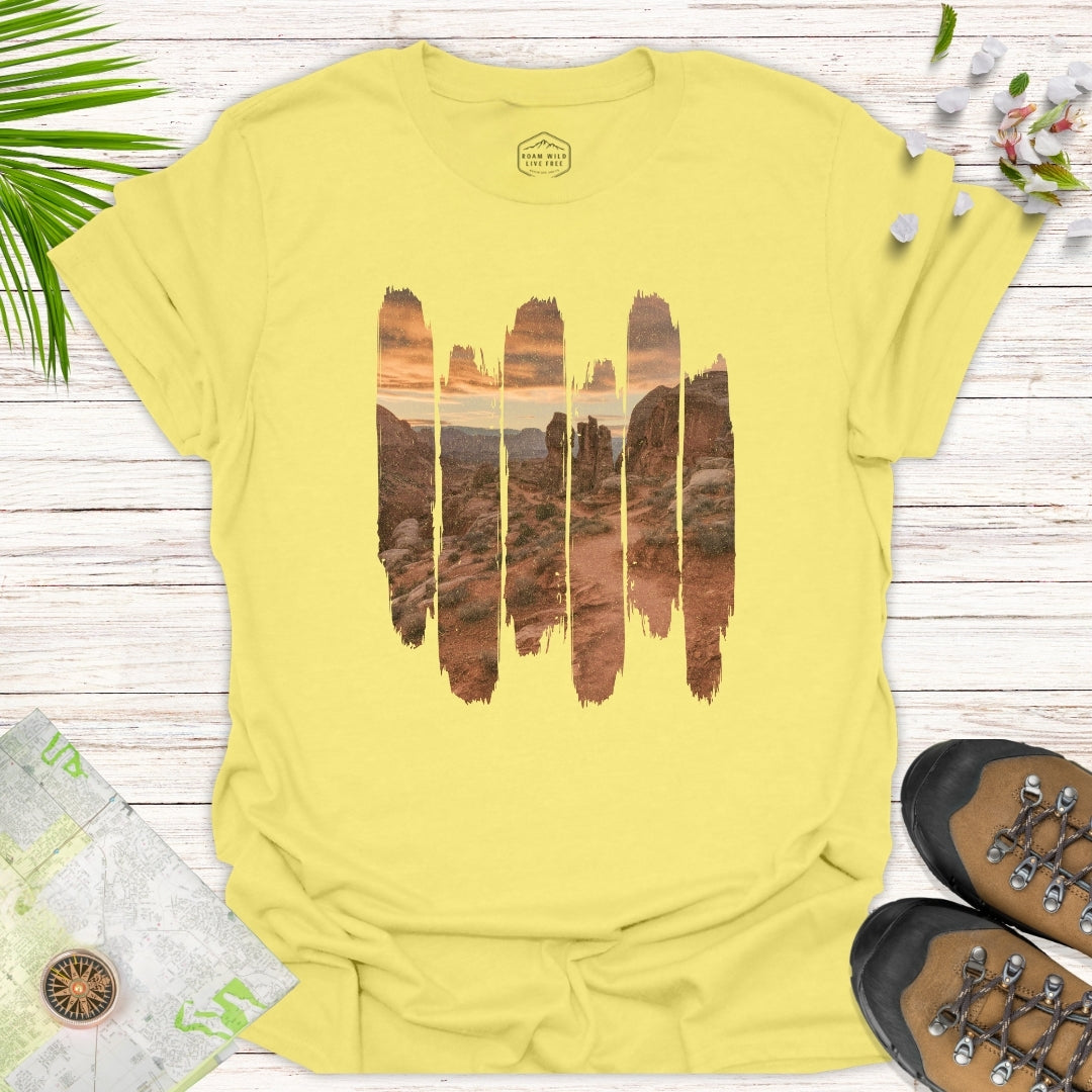 Desert Dusk Pathway Unisex T-Shirt