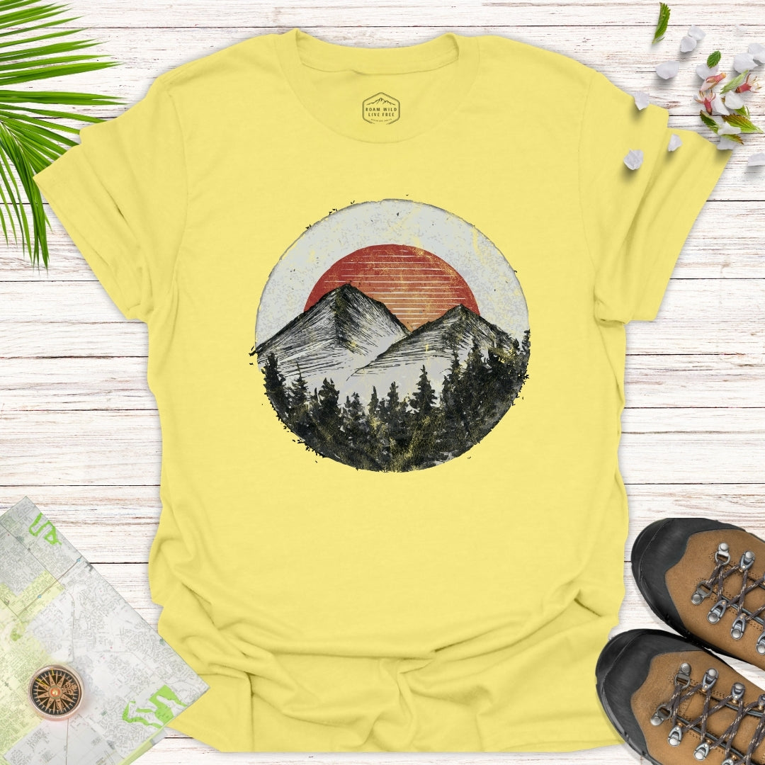 Mountain Sunset Unisex T-Shirt