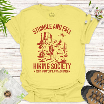 Stumble And Fall Hiking Society T-Shirt