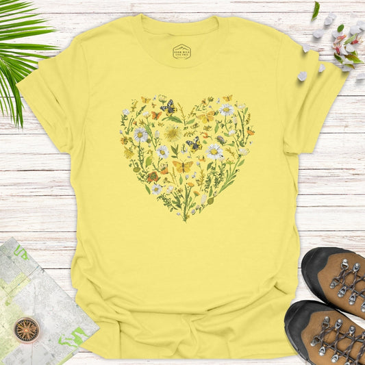 Wildflower Heart Unisex T-Shirt