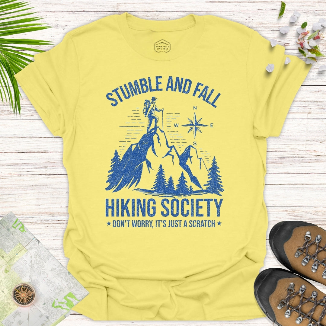 Stumble And Fall T-Shirt (Blue Design)