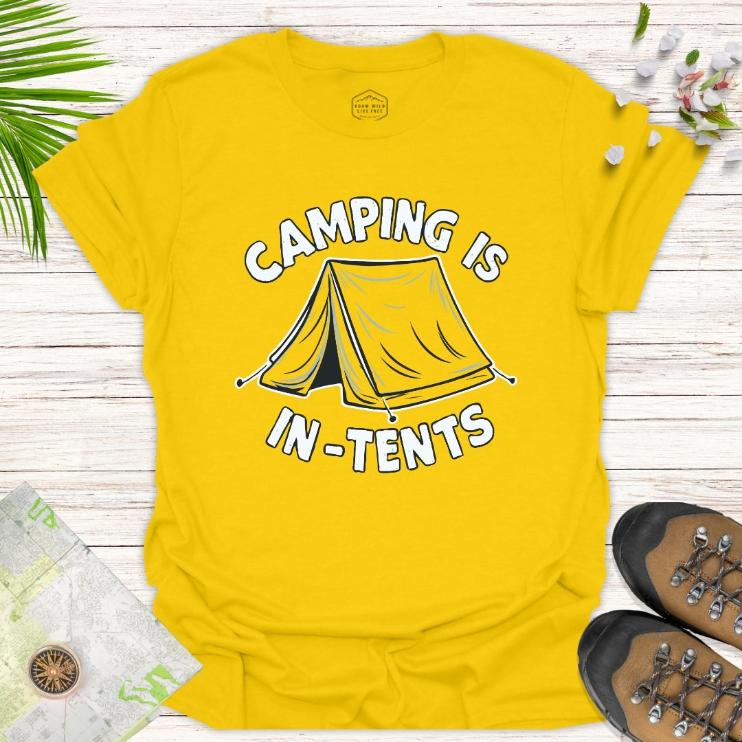 Camping is In-Tents Unisex T-Shirt