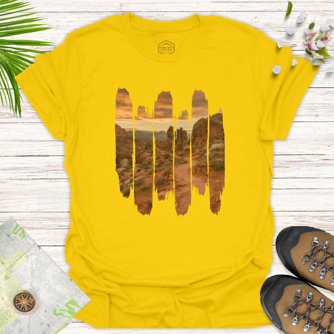 Desert Dusk Pathway Unisex T-Shirt