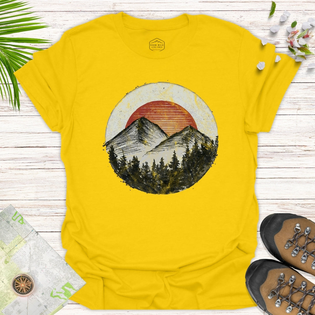 Mountain Sunset Unisex T-Shirt