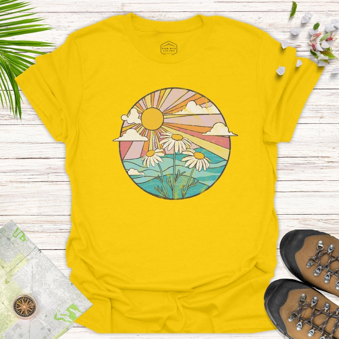 Daisies at Sunset Unisex T-Shirt