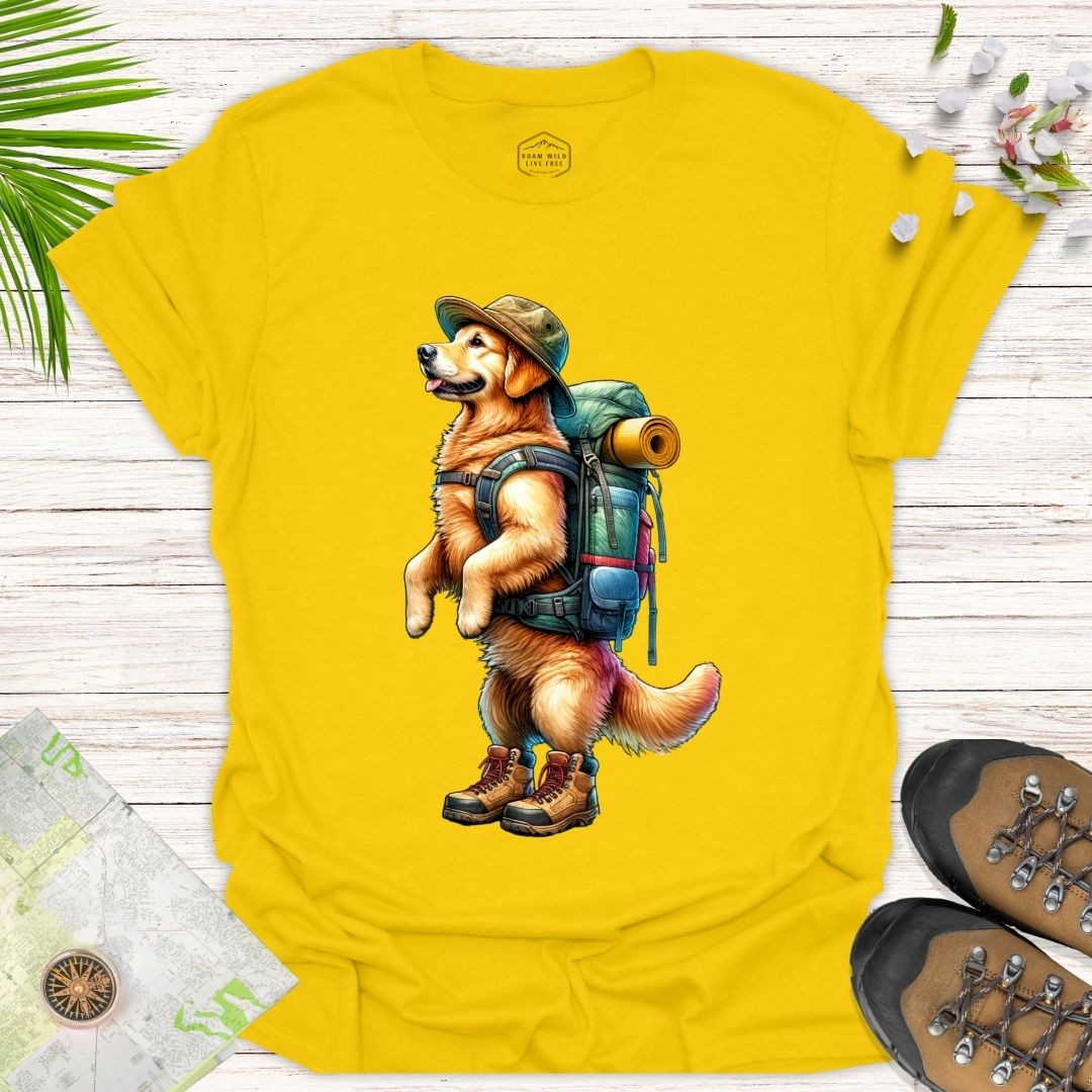 Animal Adventurer Golden Retriever Unisex Tee