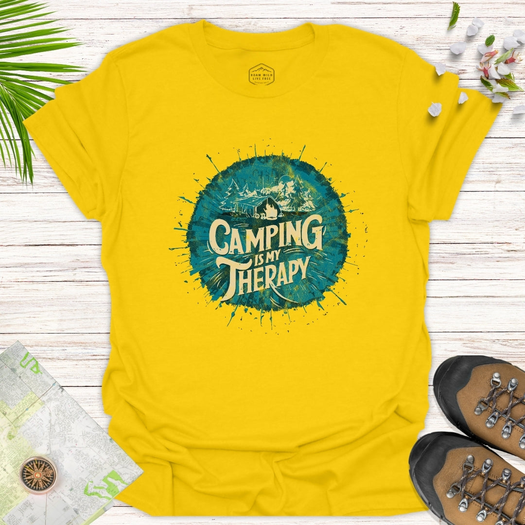 Camping is my Therapy Unisex T-Shirt