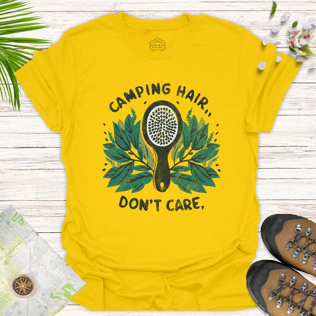 Camping Hair Unisex T-Shirt