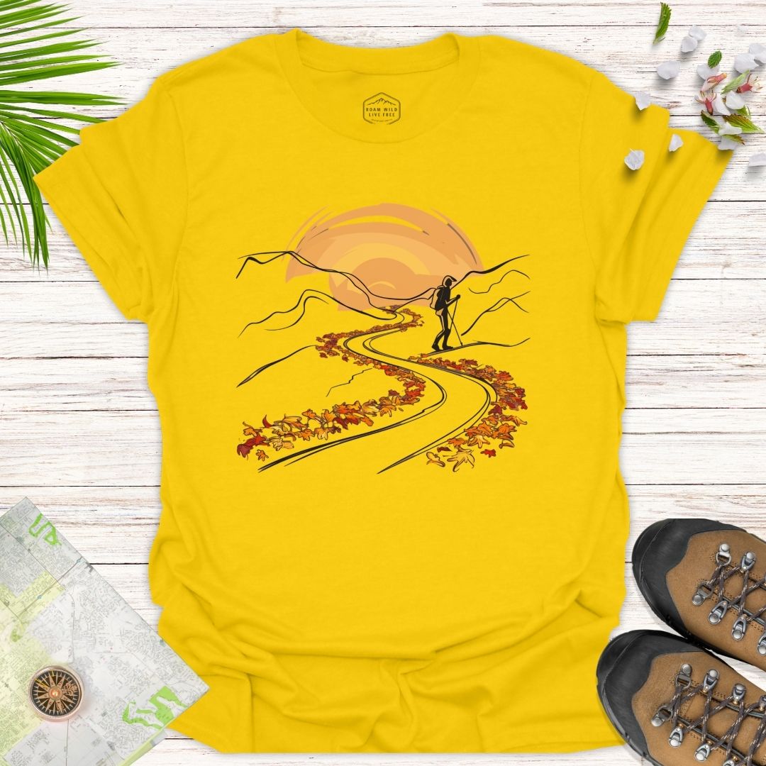 Autumn Sunset Trail Unisex T-Shirt