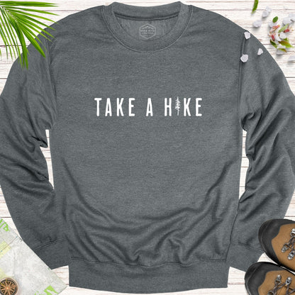 Take A Hike Pine Tree Unisex Sweatshirt