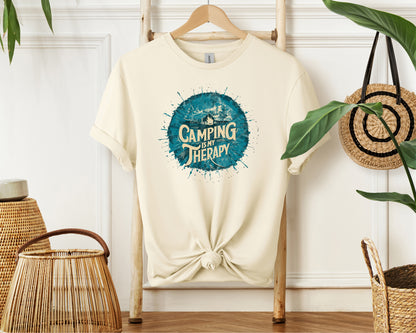 Camping is my Therapy Unisex T-Shirt