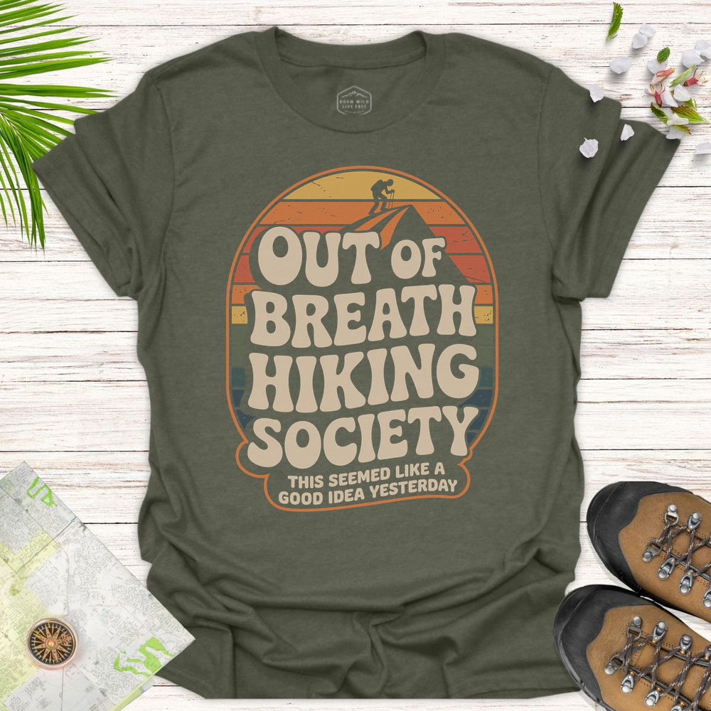 Seemed Like A Good Idea Yesterday Unisex T-Shirt - Heather Military Green