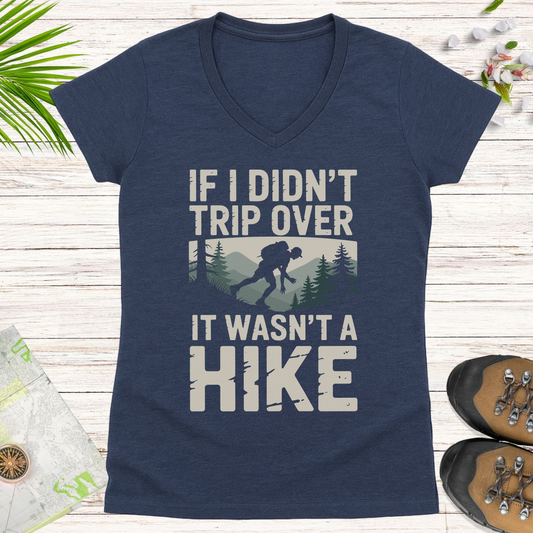 If I Didn't Trip Over Women's V-Neck T-Shirt - Heather Navy
